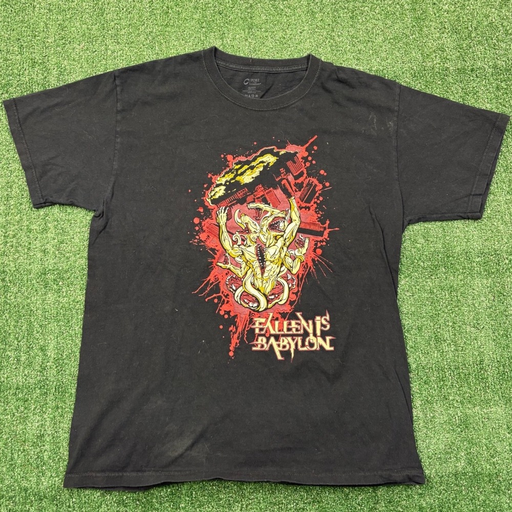 Y2K Fallen Is Babylon Graphic T-shirt